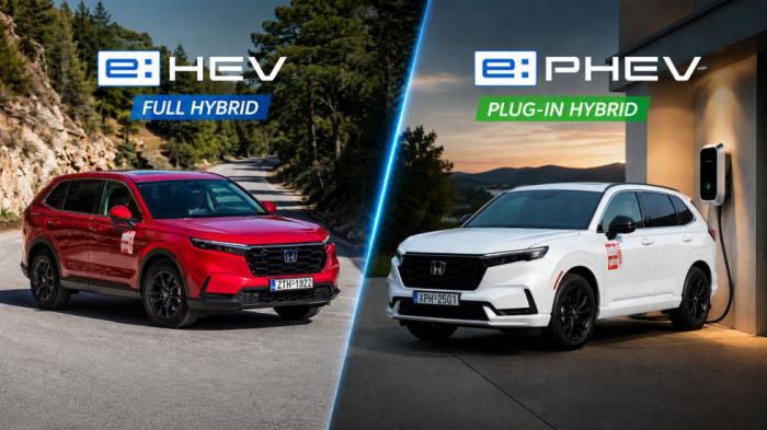 Honda CR-V σε full hybrid ή plug-in με τα ίδια άλογα;